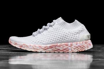 Men's Nobull Wild Rose Knit Running Shoes Rose | SG Q2103M